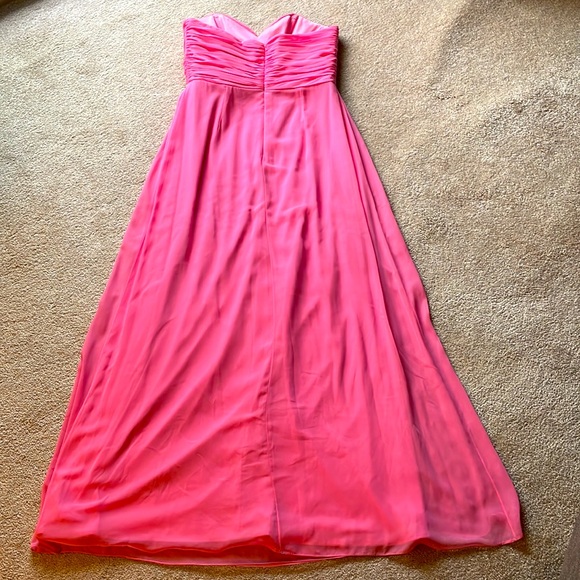 Dessy Collection Pink Gown - Picture 3 of 8